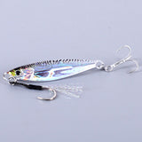 Maxbell 6 Pieces Fishing Lures Baits Saltwater Hard Baits Fishing Jigs Jigging Lures 4.5cmx2cmx1cm