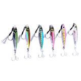 Maxbell 6 Pieces Fishing Lures Baits Saltwater Hard Baits Fishing Jigs Jigging Lures 4.5cmx2cmx1cm