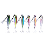 Maxbell 6 Pieces Fishing Lures Baits Saltwater Hard Baits Fishing Jigs Jigging Lures 4.5cmx2cmx1cm