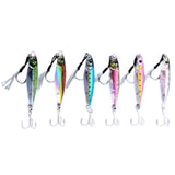 Maxbell 6 Pieces Fishing Lures Baits Saltwater Hard Baits Fishing Jigs Jigging Lures 4.5cmx2cmx1cm