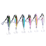 Maxbell 6 Pieces Fishing Lures Baits Saltwater Hard Baits Fishing Jigs Jigging Lures 5cmx2cmx1cm