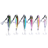 Maxbell 6 Pieces Fishing Lures Baits Saltwater Hard Baits Fishing Jigs Jigging Lures 5cmx2cmx1cm