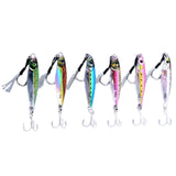 Maxbell 6 Pieces Fishing Lures Baits Saltwater Hard Baits Fishing Jigs Jigging Lures 5cmx2cmx1cm
