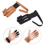 Maxbell Finger Training Tool Hunting Glove Elastic Right Left Hand 3 Fingers Khaki