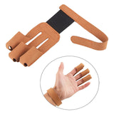 Maxbell Finger Training Tool Hunting Glove Elastic Right Left Hand 3 Fingers Khaki