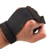 Maxbell Finger Training Tool Hunting Glove Elastic Right Left Hand 3 Fingers Black