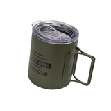 Maxbell Camping Mug Double Wall Vacuum Insulated Rustproof Reusable 11oz Camping Cup Green