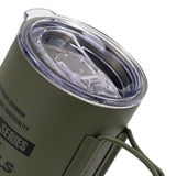 Maxbell Camping Mug Double Wall Vacuum Insulated Rustproof Reusable 11oz Camping Cup Green