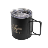 Maxbell Camping Mug Double Wall Vacuum Insulated Rustproof Reusable 11oz Camping Cup Black