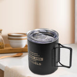 Maxbell Camping Mug Double Wall Vacuum Insulated Rustproof Reusable 11oz Camping Cup Black
