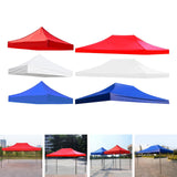 Maxbell Tent Top Cover Shelter Waterproof Canopy Cover Only for Summer Outdoor Beach 300x300cm red