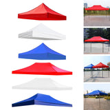 Maxbell Tent Top Cover Shelter Waterproof Canopy Cover Only for Summer Outdoor Beach 300x300cm red