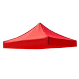 Maxbell Tent Top Cover Shelter Waterproof Canopy Cover Only for Summer Outdoor Beach 300x300cm red