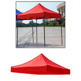 Maxbell Tent Top Cover Shelter Waterproof Canopy Cover Only for Summer Outdoor Beach 300x300cm red