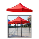 Maxbell Tent Top Cover Shelter Waterproof Canopy Cover Only for Summer Outdoor Beach 300x300cm red