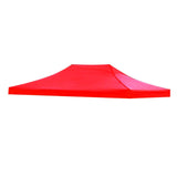 Maxbell Tent Top Cover Shelter Waterproof Canopy Cover Only for Summer Outdoor Beach 300x450cm red