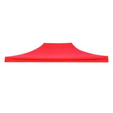 Maxbell Tent Top Cover Shelter Waterproof Canopy Cover Only for Summer Outdoor Beach 300x450cm red