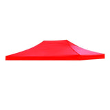 Maxbell Tent Top Cover Shelter Waterproof Canopy Cover Only for Summer Outdoor Beach 300x450cm red