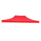 Maxbell Tent Top Cover Shelter Waterproof Canopy Cover Only for Summer Outdoor Beach 300x450cm red