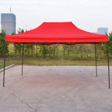 Maxbell Tent Top Cover Shelter Waterproof Canopy Cover Only for Summer Outdoor Beach 300x450cm red