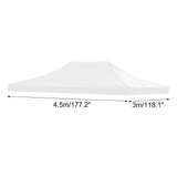 Maxbell Tent Top Cover Shelter Waterproof Canopy Cover Only for Summer Outdoor Beach 300x450cm white