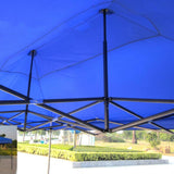 Maxbell Tent Top Cover Shelter Waterproof Canopy Cover Only for Summer Outdoor Beach 300x450cm blue