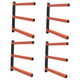 Maxbell 4x Wall Mount Wood Organizer Sturdy Lumber Rack for Basement Garage Workshop