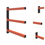 Maxbell 4x Wall Mount Wood Organizer Sturdy Lumber Rack for Basement Garage Workshop