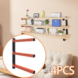 Maxbell 4x Wall Mount Wood Organizer Sturdy Lumber Rack for Basement Garage Workshop