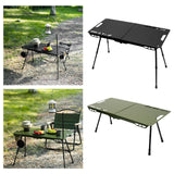 Maxbell Folding Table Portable Furniture Outdoor Table for Travel Garden Backpacking Black