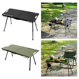 Maxbell Folding Table Portable Furniture Outdoor Table for Travel Garden Backpacking Black