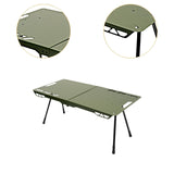 Maxbell Folding Table Portable Furniture Outdoor Table for Travel Garden Backpacking Green