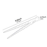 Maxbell BBQ Tongs Heavy Duty Stainless Steel Clip Tongs for Grill Fireplace Barbecue
