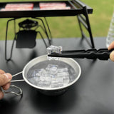Maxbell BBQ Tongs Heavy Duty Stainless Steel Clip Tongs for Grill Fireplace Barbecue
