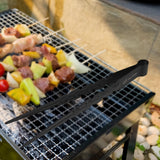Maxbell BBQ Tongs Heavy Duty Stainless Steel Clip Tongs for Grill Fireplace Barbecue