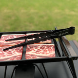 Maxbell BBQ Tongs Heavy Duty Stainless Steel Clip Tongs for Grill Fireplace Barbecue