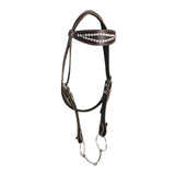 Maxbell Horse Bridle with Reins PU Leather Western Saddles Harness Horse Riding Rope Brown