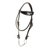 Maxbell Horse Bridle with Rein Sturdy Harness Horse Riding Rope Equestrian Equipment Black