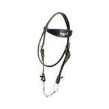 Maxbell Horse Bridle with Rein Sturdy Harness Horse Riding Rope Equestrian Equipment Black