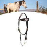 Maxbell Horse Bridle with Rein Sturdy Harness Horse Riding Rope Equestrian Equipment Brown