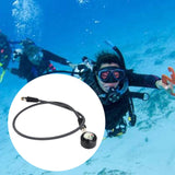 Maxbell Scuba Diving Pressure Gauge Sturdy Diving Attachment for Boys Girls Starters 80cm