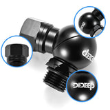Maxbell Swivel Hose Adapter Snorkeling Equipment Replace Swivel Connector 360 Degree