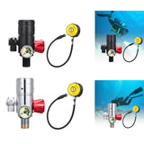 Maxbell Dive Regulator Set 1 L Beginner Easy to Install Scuba Diving Regulator Diver Black