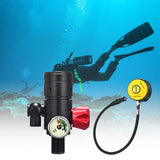 Maxbell Dive Regulator Set 1 L Beginner Easy to Install Scuba Diving Regulator Diver Black