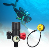 Maxbell Dive Regulator Set 1 L Beginner Easy to Install Scuba Diving Regulator Diver Black