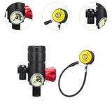 Maxbell Dive Regulator Set 1 L Beginner Easy to Install Scuba Diving Regulator Diver Black