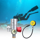 Maxbell Dive Regulator Set 1 L Beginner Easy to Install Scuba Diving Regulator Diver Silver