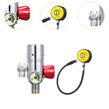 Maxbell Dive Regulator Set 1 L Beginner Easy to Install Scuba Diving Regulator Diver Silver