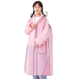 Maxbell Children Raincoat Waterproof for Students with Schoolbag Rain Poncho for Kid