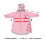 Maxbell Children Raincoat Waterproof for Students with Schoolbag Rain Poncho for Kid